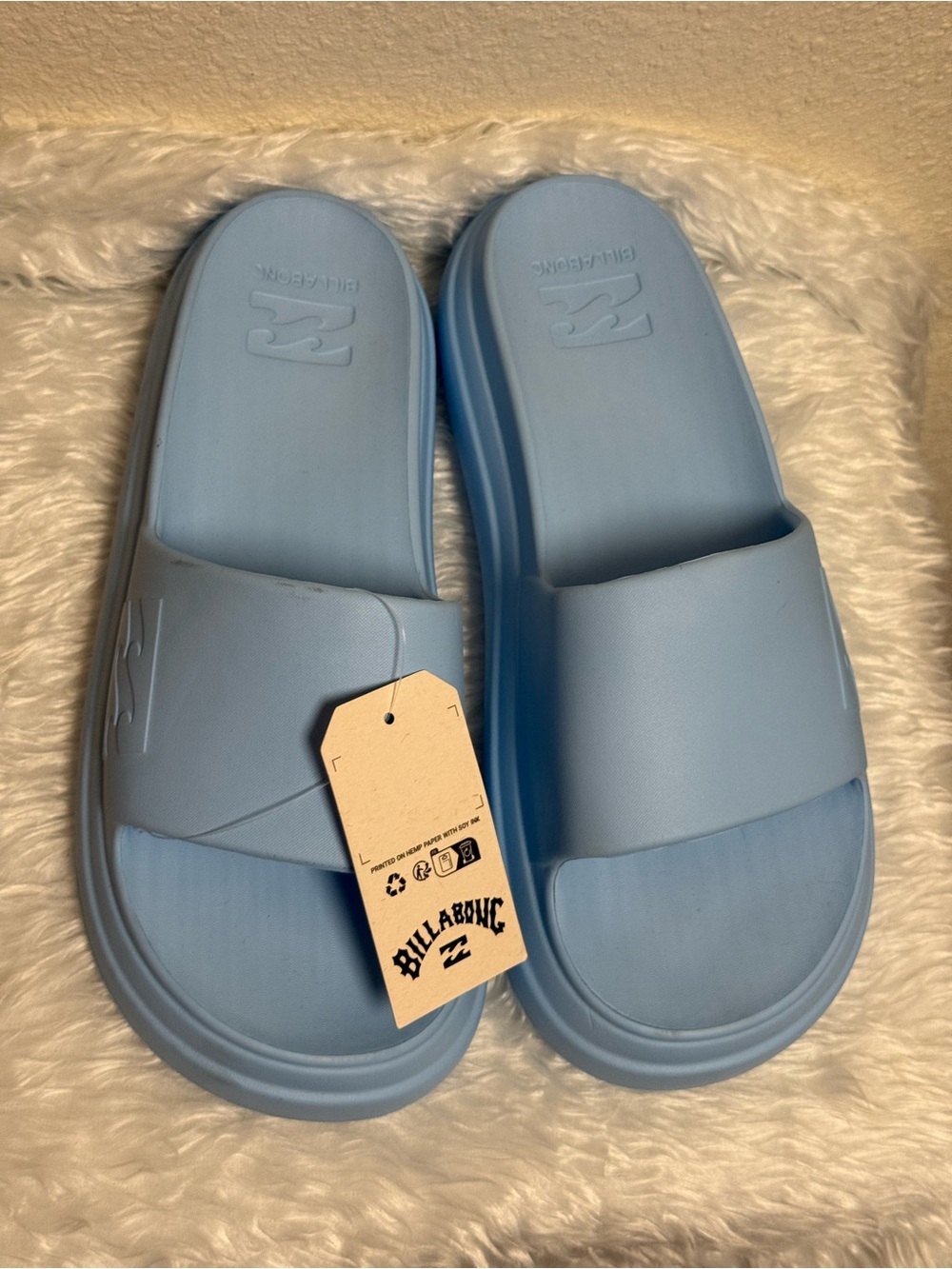 Billabong Tan Hemp Paper Hang Tag